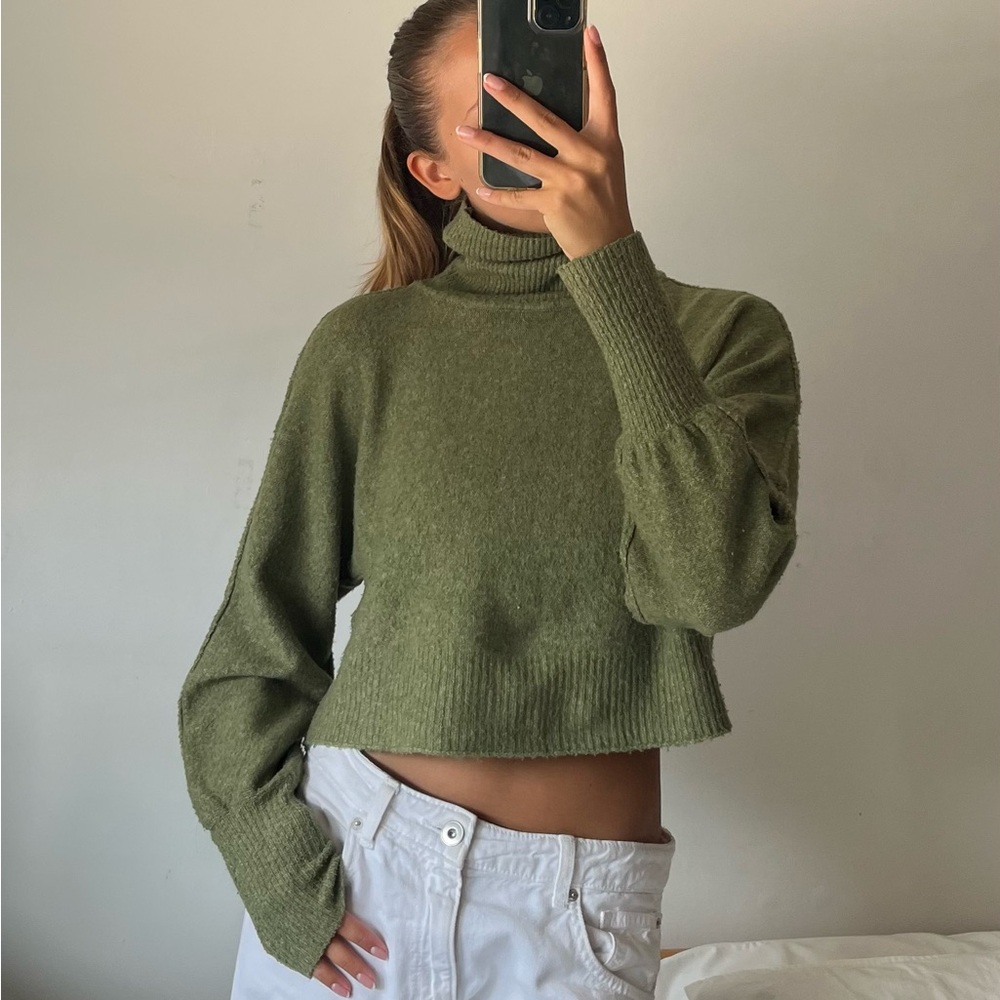 Urban Outfitters Sage Green Turtleneck Sweater